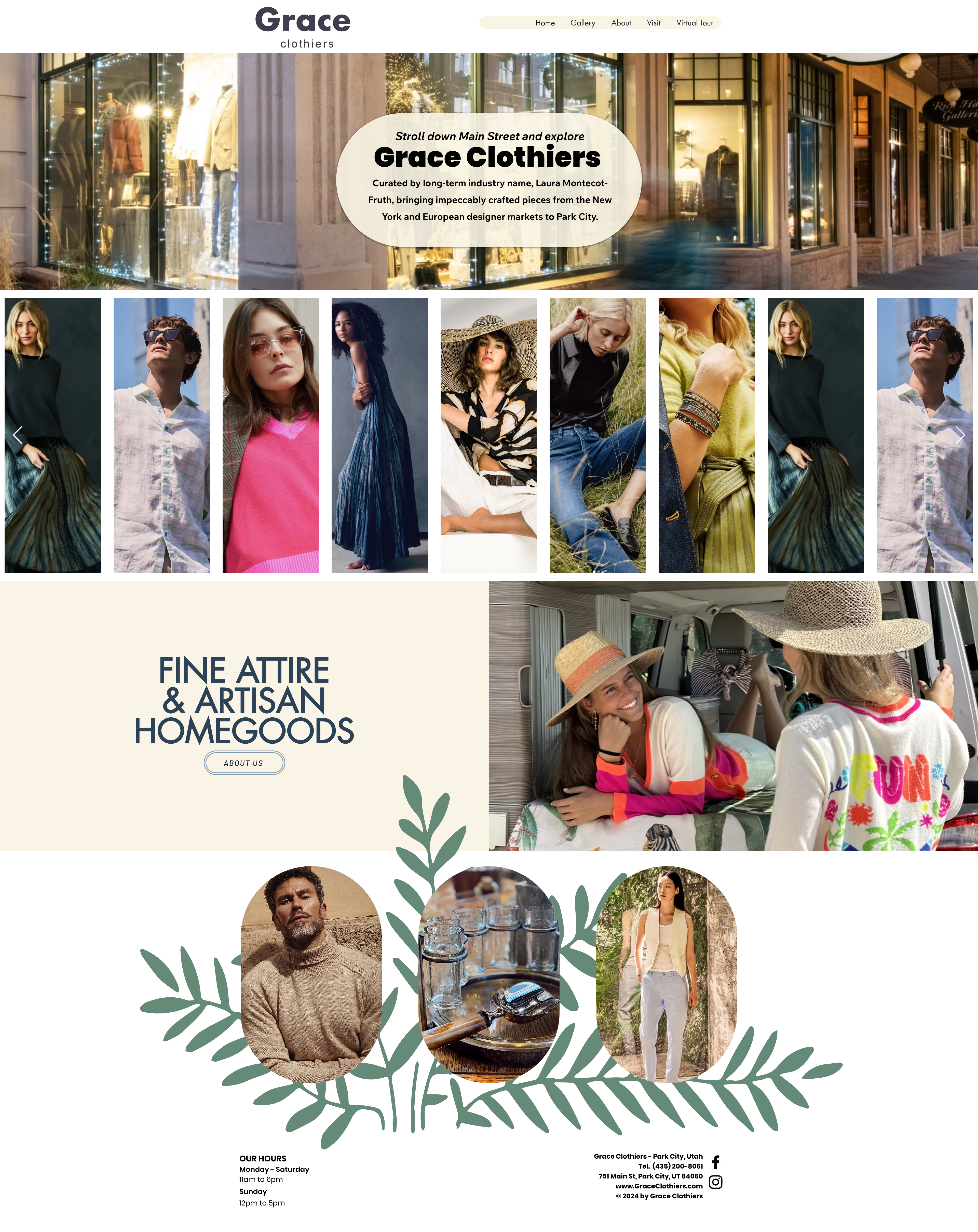 Grace Clothiers — before